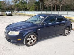 Salvage cars for sale from Copart Fort Pierce, FL: 2006 Audi A4 2 Turbo