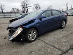 Salvage cars for sale at West Mifflin, PA auction: 2019 Hyundai Elantra SEL