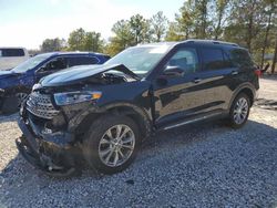 Salvage cars for sale at Houston, TX auction: 2021 Ford Explorer Limited