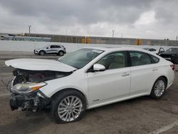 Salvage cars for sale at Van Nuys, CA auction: 2015 Toyota Avalon Hybrid