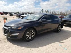 Salvage cars for sale at Houston, TX auction: 2023 Chevrolet Malibu RS