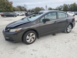 Vehiculos salvage en venta de Copart Ocala, FL: 2014 Honda Civic LX