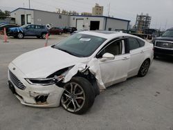 Salvage cars for sale from Copart New Orleans, LA: 2019 Ford Fusion SEL