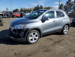 Salvage cars for sale from Copart Denver, CO: 2015 Chevrolet Trax LTZ