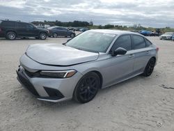 Salvage cars for sale at West Palm Beach, FL auction: 2022 Honda Civic Sport