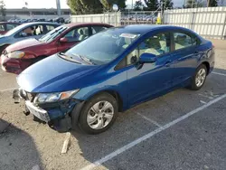 Salvage cars for sale at Rancho Cucamonga, CA auction: 2015 Honda Civic LX