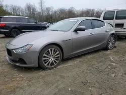 Salvage cars for sale from Copart Waldorf, MD: 2015 Maserati Ghibli S