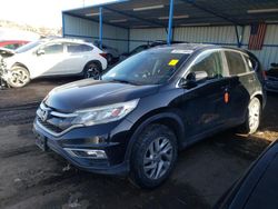 Salvage cars for sale at Colorado Springs, CO auction: 2016 Honda CR-V EX