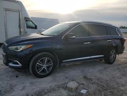 Salvage cars for sale at Houston, TX auction: 2016 Infiniti QX60