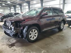 Salvage cars for sale from Copart Ham Lake, MN: 2011 Toyota Highlander Base