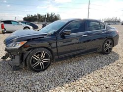 Honda Accord Sport salvage cars for sale: 2016 Honda Accord Sport