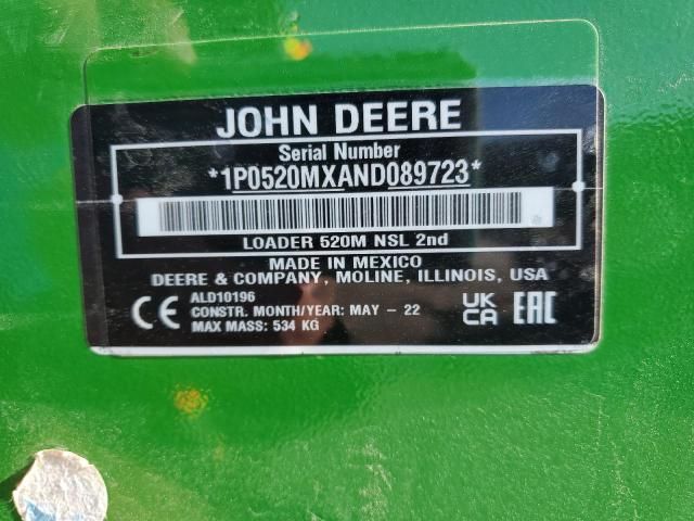 2022 John Deere 520M