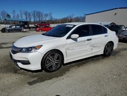 Salvage cars for sale at Spartanburg, SC auction: 2017 Honda Accord Sport Special Edition