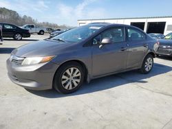 Salvage cars for sale from Copart Gaston, SC: 2012 Honda Civic LX