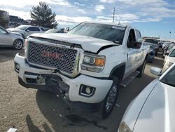 Salvage cars for sale from Copart Albuquerque, NM: 2016 GMC Sierra K2500 Denali