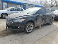 Salvage cars for sale at Wichita, KS auction: 2017 Ford Fusion SE