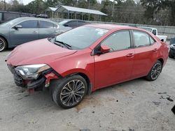 Salvage cars for sale from Copart Savannah, GA: 2015 Toyota Corolla L