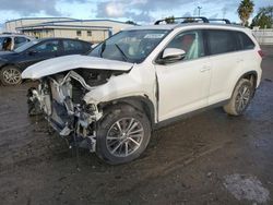 Salvage cars for sale at San Diego, CA auction: 2019 Toyota Highlander SE