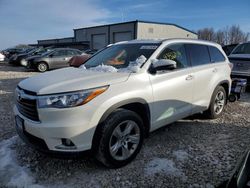 Toyota salvage cars for sale: 2016 Toyota Highlander Limited