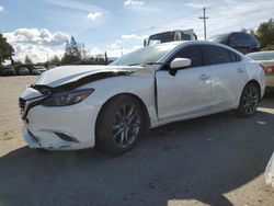 Mazda 6 Grand Touring salvage cars for sale: 2016 Mazda 6 Grand Touring