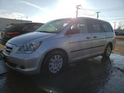 Salvage cars for sale at Chicago Heights, IL auction: 2005 Honda Odyssey LX