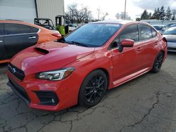 Subaru WRX Limited salvage cars for sale: 2020 Subaru WRX Limited