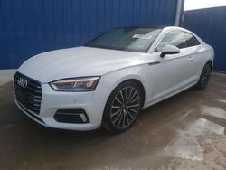 Salvage cars for sale from Copart Houston, TX: 2018 Audi A5 Premium Plus