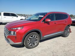 Salvage cars for sale at Houston, TX auction: 2022 Hyundai Santa FE Limited