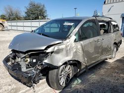 Salvage cars for sale from Copart Apopka, FL: 2015 Toyota Sienna XLE