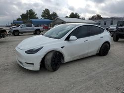 Salvage cars for sale at Prairie Grove, AR auction: 2022 Tesla Model Y