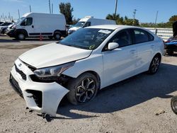 Salvage cars for sale from Copart Miami, FL: 2020 KIA Forte FE