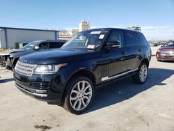 Salvage cars for sale at New Orleans, LA auction: 2016 Land Rover Range Rover Supercharged