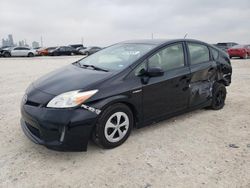 Salvage cars for sale from Copart New Braunfels, TX: 2015 Toyota Prius