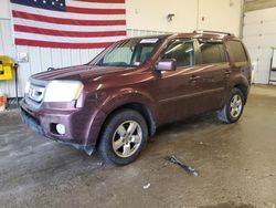 Salvage cars for sale at Candia, NH auction: 2011 Honda Pilot EX