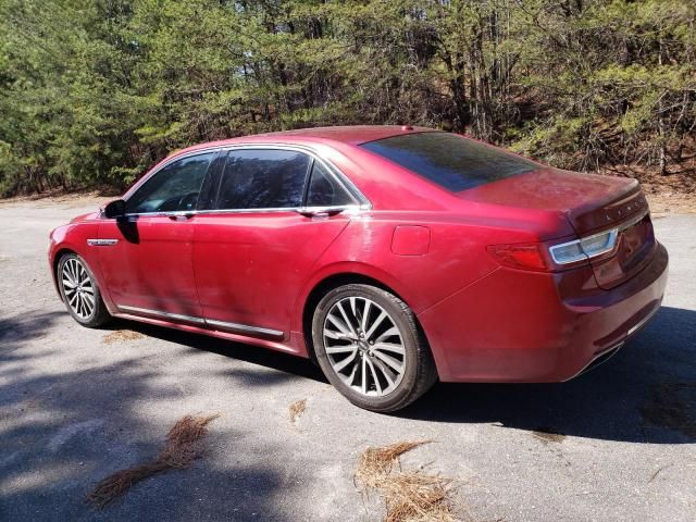 2017 Lincoln Continental Select