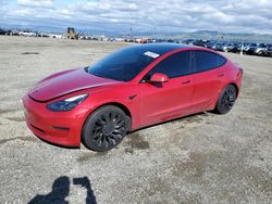 Salvage cars for sale at Vallejo, CA auction: 2022 Tesla Model 3
