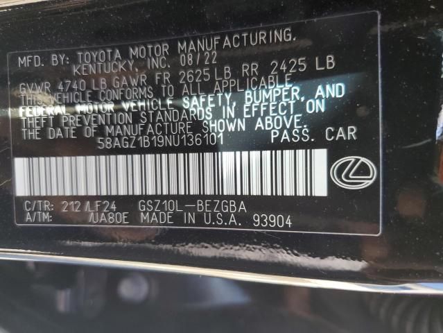 2022 Lexus ES 350 Base