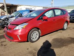 Salvage cars for sale at New Britain, CT auction: 2012 Toyota Prius V