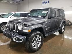 Jeep Wrangler salvage cars for sale: 2021 Jeep Wrangler Unlimited Sahara