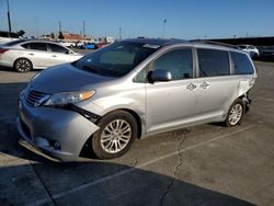 Toyota Sienna XLE salvage cars for sale: 2016 Toyota Sienna XLE