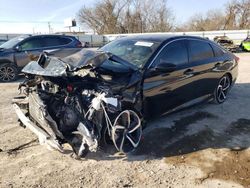 Salvage cars for sale at Oklahoma City, OK auction: 2020 Honda Accord Sport