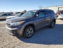 Toyota Highlander salvage cars for sale: 2014 Toyota Highlander XLE