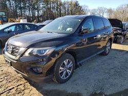 Salvage cars for sale at North Billerica, MA auction: 2018 Nissan Pathfinder S