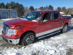Salvage cars for sale from Copart Mendon, MA: 2010 Ford F150 Supercrew