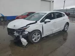 Chevrolet Cruze LT salvage cars for sale: 2018 Chevrolet Cruze LT