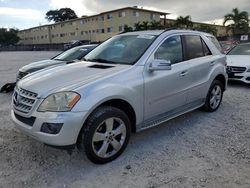 Salvage cars for sale at Opa Locka, FL auction: 2011 Mercedes-Benz ML 350