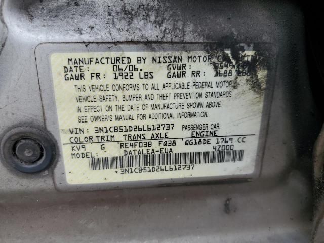 2006 Nissan Sentra 1.8