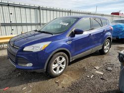 Salvage cars for sale at Dyer, IN auction: 2015 Ford Escape SE