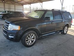 Salvage cars for sale at Cartersville, GA auction: 2017 Ford Expedition EL Limited