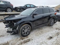 Salvage cars for sale at Brighton, CO auction: 2019 Toyota Highlander SE